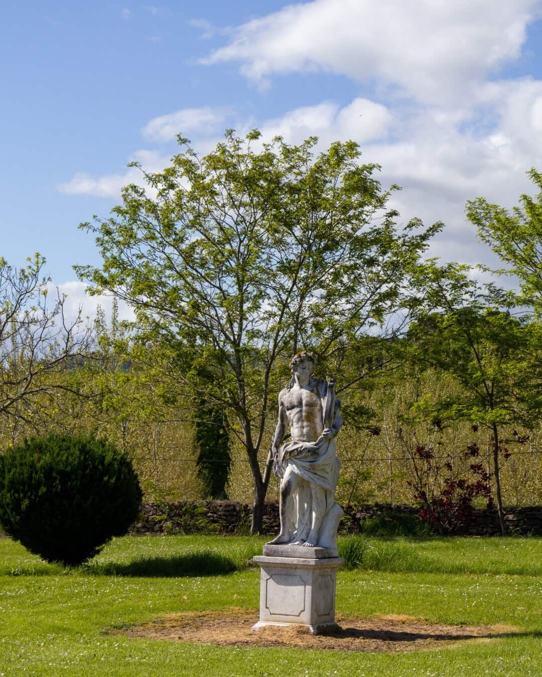Statue dans les jardins du château