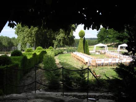 Réception extérieure dans le parc